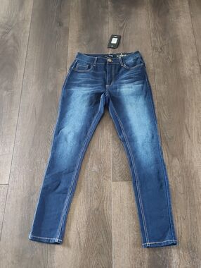 Alexa High Rise Booty Lifter Skinny Jeans - Dark Denim Sz 7